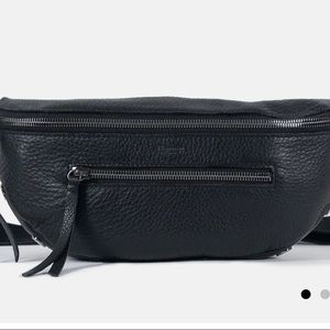 Hammitt Charles in black leather.  BNIB, never used.